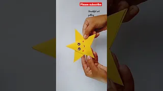 Easy paper craft || Origami paper star #shorts #viral #youtubeshorts #beautifulartgallery