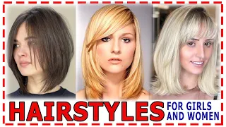 40 bes💕t haircuts for women after 40-50 years old.Medium length hairstyles.