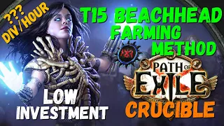 [PoE] Beachhead T15 Farming, Low Investment, Results of 1 Hour