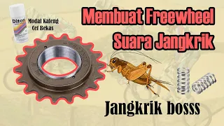 Cara Membuat Suara Jangkrik Pada Freewheel Sepeda