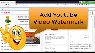 How to Add a Watermark Logo to All of Your Youtube Videos EASILY!