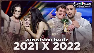 Eurovision Battle - 2021 VS 2022 (All Songs)