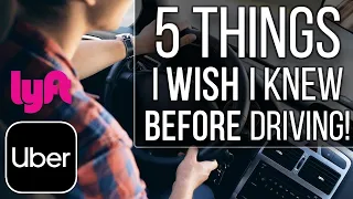 5 Things I Wish I Knew Before Driving for Uber & Lyft (Rideshare Tips in the Gig Economy)
