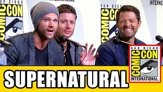 SUPERNATURAL Season 12 Comic Con Panel (Part 1) - Jared Padalecki, Jensen Ackles, Misha Collins