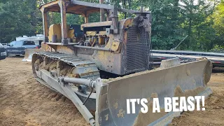 Trying My Hand On Diesel Creeks Cat D8 Cable Dozer