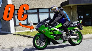 Kunde SCHENKT uns ein Motorrad | Kawasaki ZX-6 R