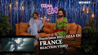 La Zarra - Évidemment - France | Eurovision Reaction | OZAA ESC | WURSTTV.com