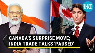 Canada Shuns Trade Talks With India Amid Khalistan Tensions | Trudeau's Surprise Visit Ahead Of G20