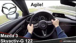 Mazda 3 Skyactiv-G 122 POV Wet Test Drive + Acceleration 0 - 100 km/h
