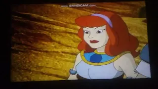 Scooby-Doo! in Where's My Mummy? - Frightened Daphne (Camera Capture Clip 5)