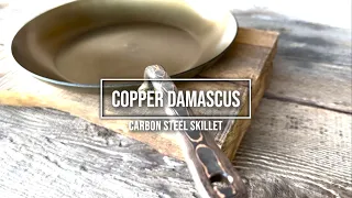 The Art of Forging a Copper Damascus pan Handle