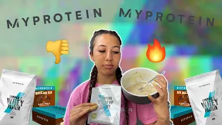 What Are The Best MyProtein Flavours? // IMPACT WHEY PROTEIN REVIEW (not sponsored!!)