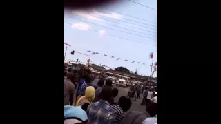 Ajali ya Trafiki na Bodaboda Ubungo mataaa msafara wa Magufuli