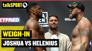 Anthony Joshua v Robert Helenius Weigh-In 🥊🎙️ | talkSPORT Boxing