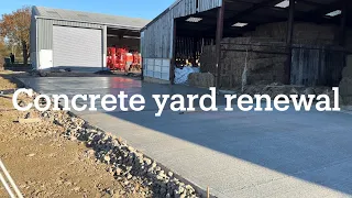 BenAdamsAgri - Free Concrete?!?! - RP15 Concrete Yard Renewal