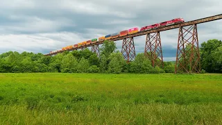 SD9043MACs On The Indiana Railroad - 6/1-2/22