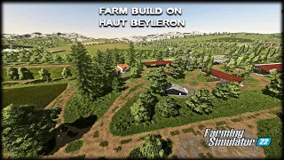 Building a farm with VINEYARD, farm build | Haut Beyleron | Farming Simulator 22 | Timelapse