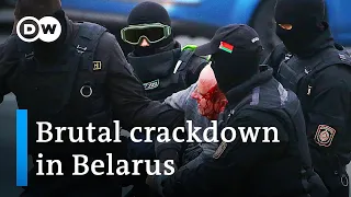 Belarus: Violent crackdown on anti-Lukashenko protesters in Minsk | DW News