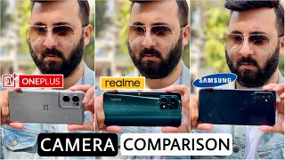 OnePlus Nord CE 2 vs Realme 9 Pro+ vs Samsung M52 Camera Comparison|OnePlus Nord CE 2 Camera Review