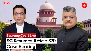 Supreme Court Continues Hearing On Abrogation Of Article 370