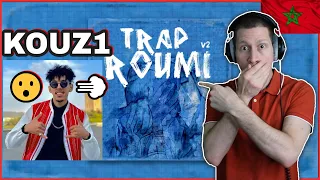 Moroccan Rap Reaction | KOUZ1 - TRAP ROUMI V2 ( PROD BY FEYKEY)