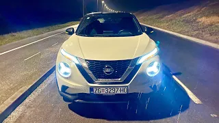 NEW Nissan Juke 2021 at night - LED lights & ambient lights demonstration