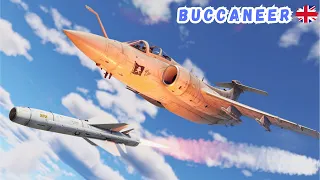 Buccaneer 2B: 40km ANTI-SHIP MISSILE💀 against GROUND TARGETS!  'Alpha Strike'  Gameplay