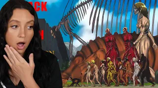 Reacting to ATTACK ON TITAN Size Comparison!!