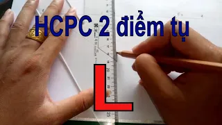 HCPC 2 điểm tụ của vật thể đơn giản - Chữ L