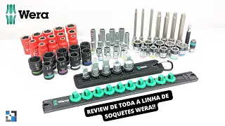 TODA LINHA DE SOQUETES WERA 1/4, 3/8 e 1/2!! ⚙️🔧