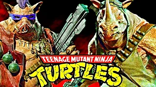 Rocksteady & Bebop Origin - Ultrapowerful But Mindless Mutants Are TMNT's Ferocious Supervillains