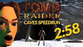 Tomb Raider 1 - Caves - Speed Run