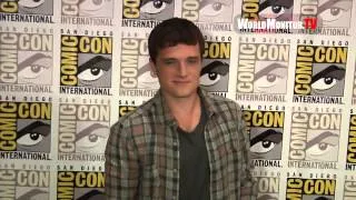 Josh Hutcherson arrives at 'The Hunger Games: Catching Fire' Press Line Comic Con 2013