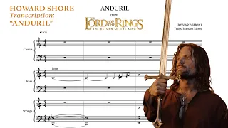 Howard Shore Film Score Transcription | "Anduril" From The Lord of the Rings Return of the King