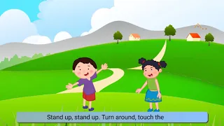 English Rhymes chapter 2 Stand up  and turn around