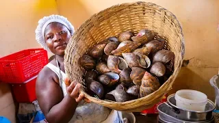 The Ultimate GHANA STREET FOOD TOUR - Jamestown WEST AFRICAN FOOD in Accra, Ghana!