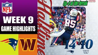 Patriots vs Commanders FULL GAME 2nd QTR (11/5/23)  Week 9 | NFL Highlights 2023