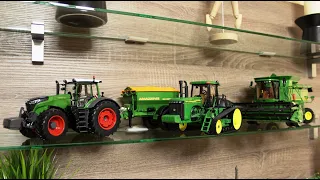 Масштабные модели FENDT 1050, Amazone ZG-B 2800, John Deere 9420T, John Deere 9750 STS масштаб 1/32