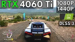 RTX 4060 Ti 8GB - Forza Horizon 5 - 1080p, 1440p Ray Tracing Benchmark