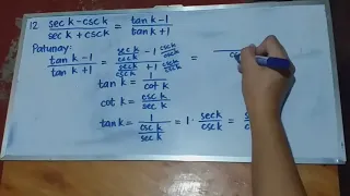 Proving Trigonometric Identities Ingles/Filipino (3/3) | Pagsasanay | Tatsihaan/Trigonometry