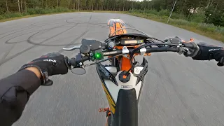 Bli med på WHEELIE PRACTICE! (KTM 500 EXC) - Norsk Motovlog