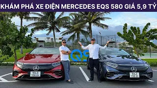 Cùng anh Khoa VlogXe khám phá Mercedes EQS 580: Xe điện dành cho người sang chảnh yêu công nghệ