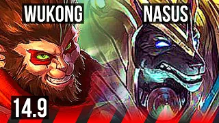 WUKONG vs NASUS (TOP) | Comeback, 10/3/14, 40k DMG, Dominating | BR Diamond | 14.9