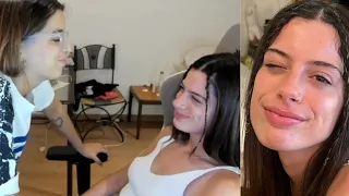 Mili reacciona al arito en la nariz de Sofi 😱❤️ - Stream Sofili 13/01/2023