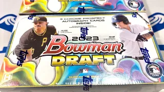 HUGE AUTO!! NEW RELEASE!  2023 BOWMAN DRAFT JUMBO BOX OPENING!