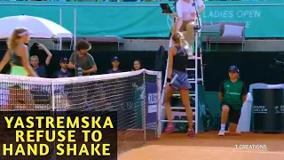 Dayana Yastremska No Hand Shake With Mirra Andreeva After Match - Lausanne 2023