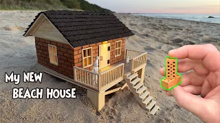 DIY mini brick beach house