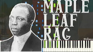 Scott Joplin - Maple Leaf Rag 1899 (Ragtime Piano Synthesia) [Original Composition]