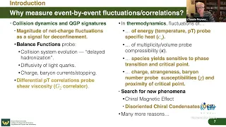 "Fluctuations of conserved quantities at ALICE" by Prof. Claude Pruneau (Wayne State University)