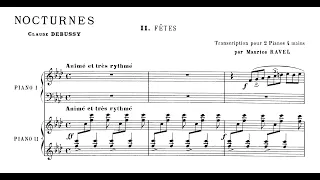 Debussy - Fêtes (transcr. Ravel) (Nelson Freire + Martha Argerich, 2 pianos)